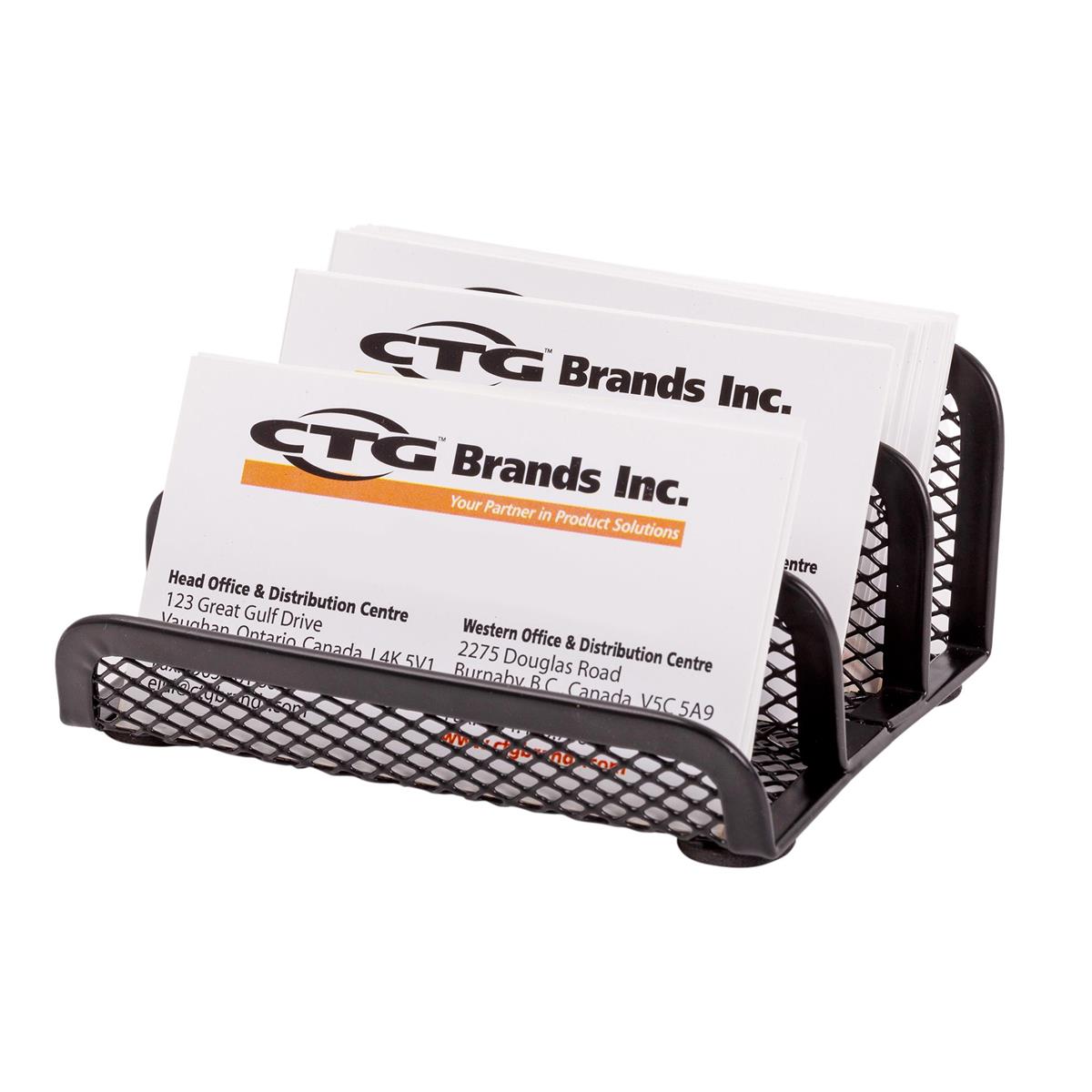 Desk Tech multiple name card holder Black