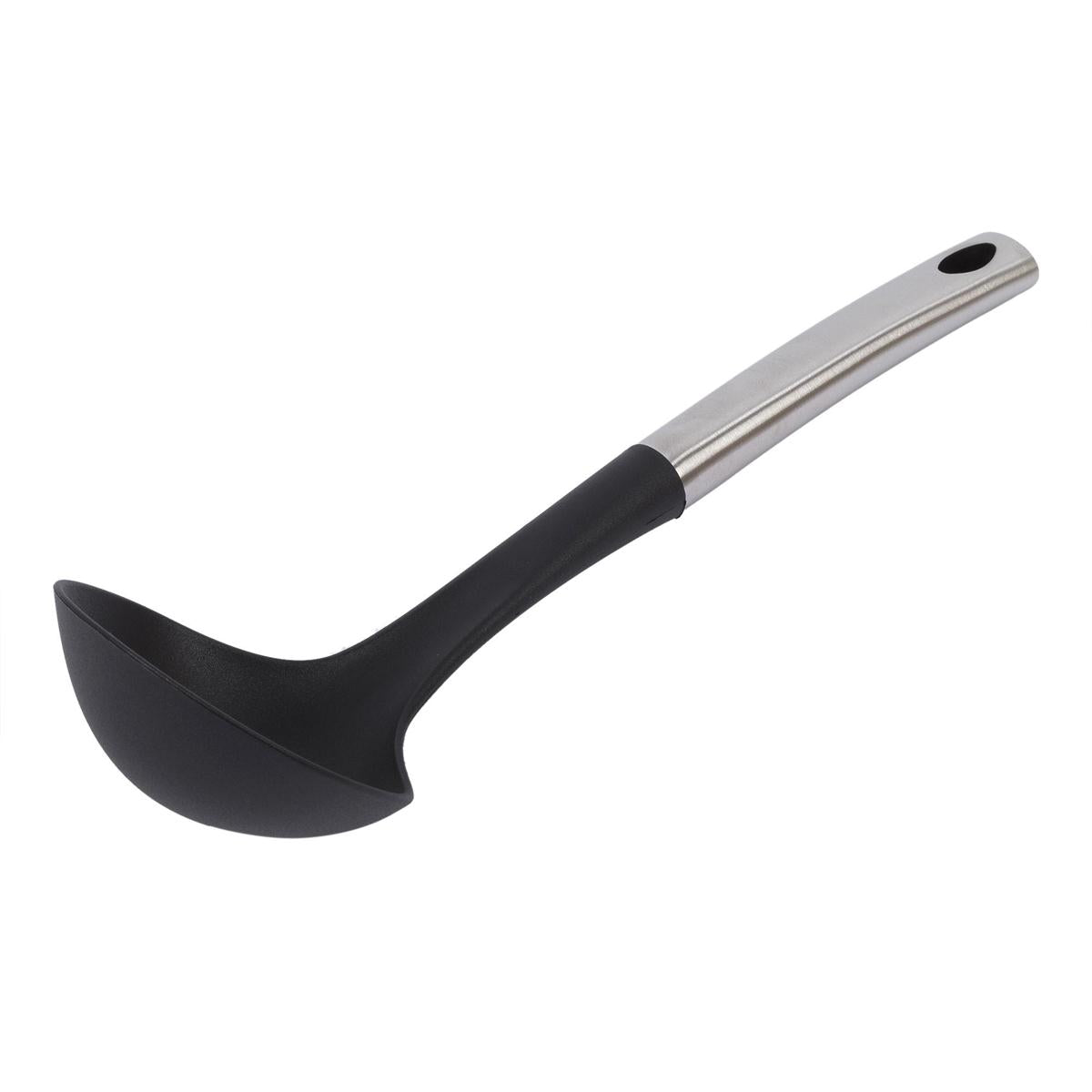 L.Gourmet 13"L Nylon Soup Ladle w/ Stainless Steel Hndl., toc (HZ)(CP)