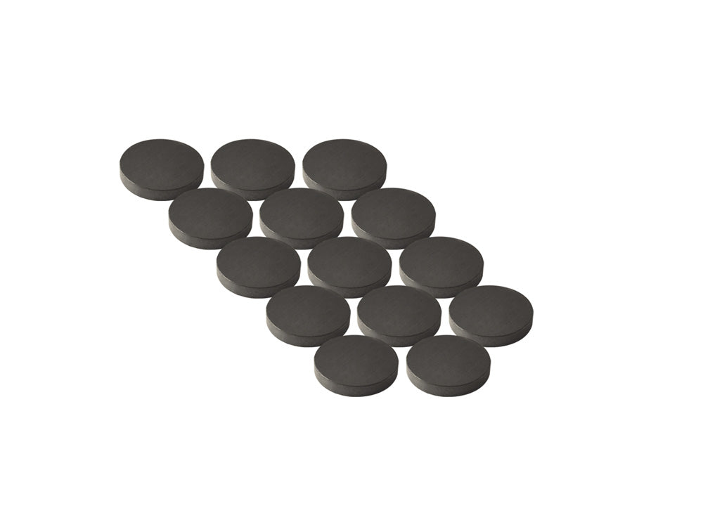 Magnetic Buttons: 15mm 14pcs/pk On Mirror