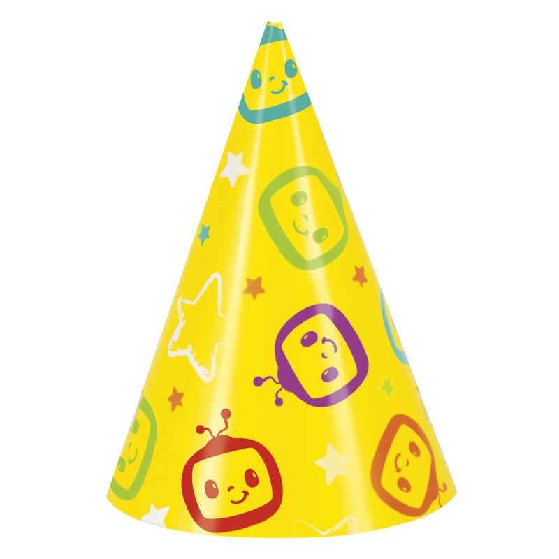 Cocomelon Mini Party Hats  8ct