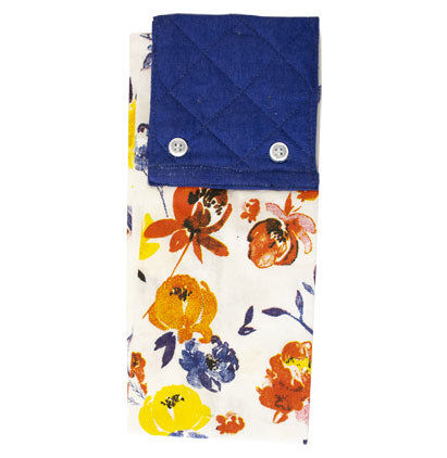 Tie Tea Towel Flowers 16"x11,5"