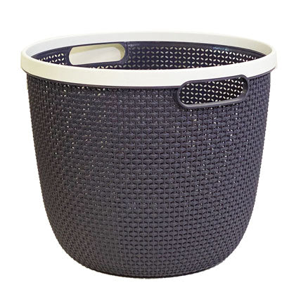 OVAL PP BASKET-GREY -S