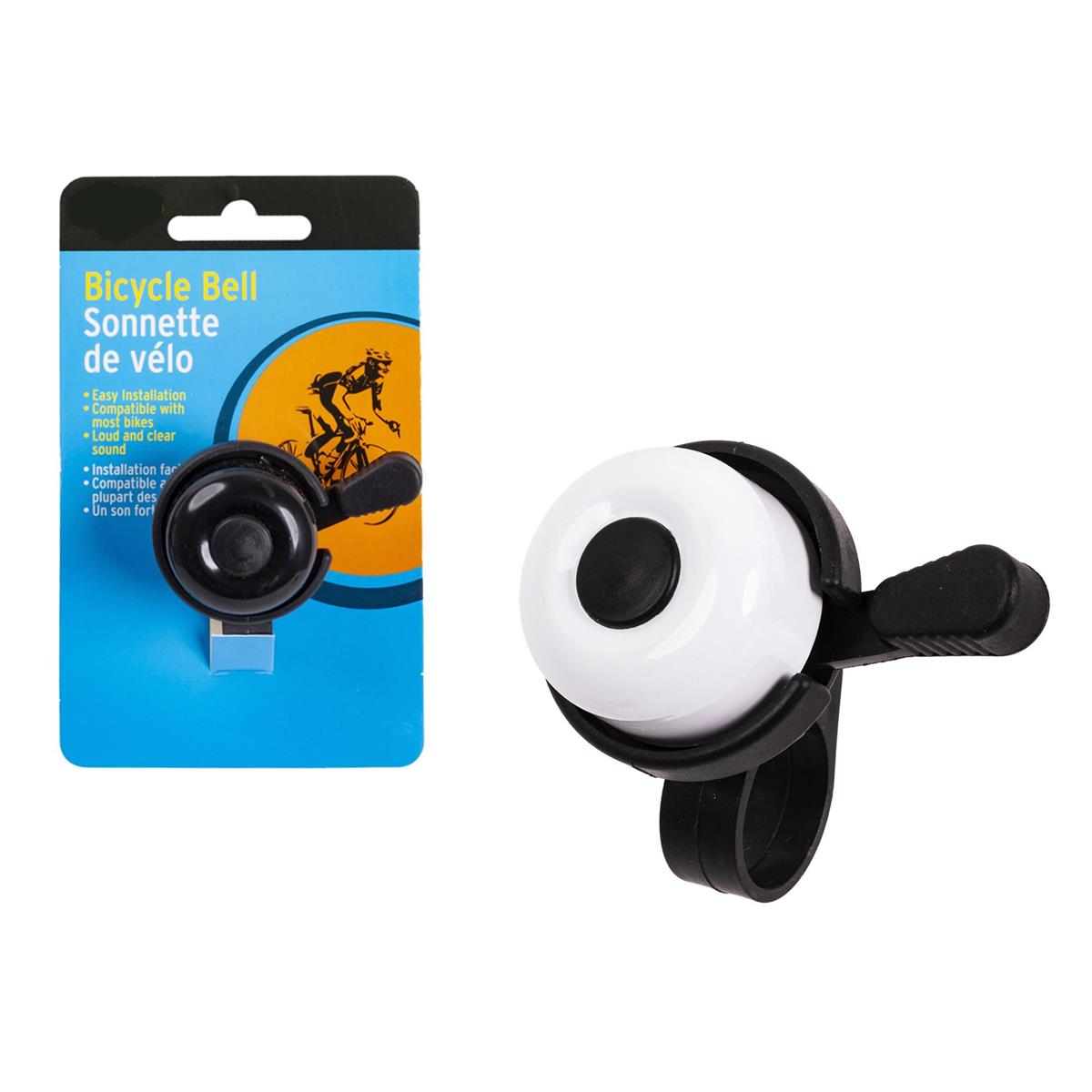 CYCLEPRO Bicycle Bell 2 colors, bk & wh