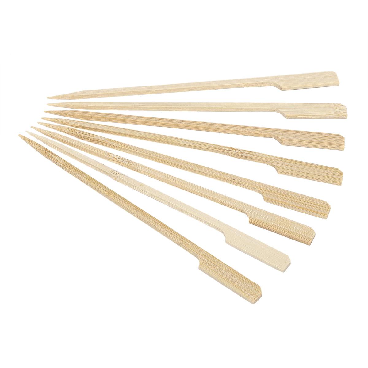 Luciano 48-pc 6"L Bamboo Skewer, colour resealable bag (CS)