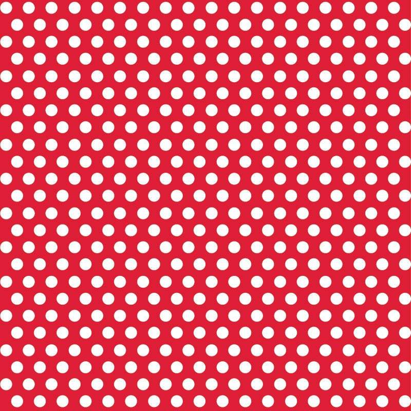 Ruby Red Dots Gift Wrap 30" x 5 ft