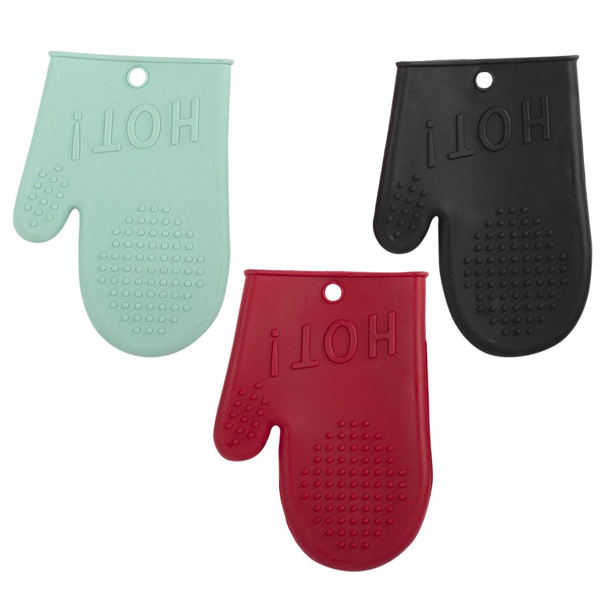 Luciano Silicone Oven Mitt, 14.5x 20.5cm, 3/c, hangtag (CS)