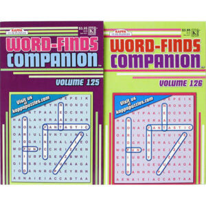 Book Word Finds Companion