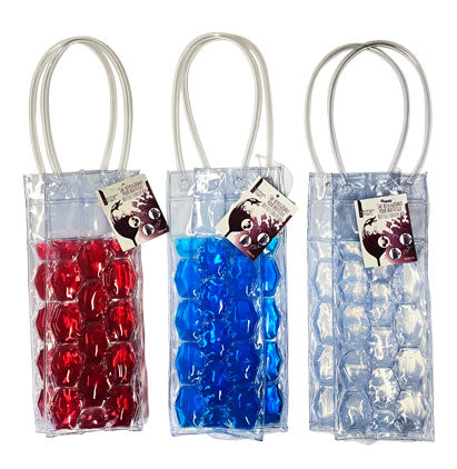 BOTTLE COOLER BAG-15X4IN-3 ASST. COLORS