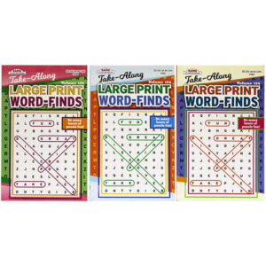 Book Word Finds Large Print Take Along
