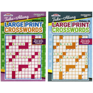 Book Crossword Large Print Take Along
