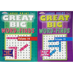 Book Word Finds Great Big
