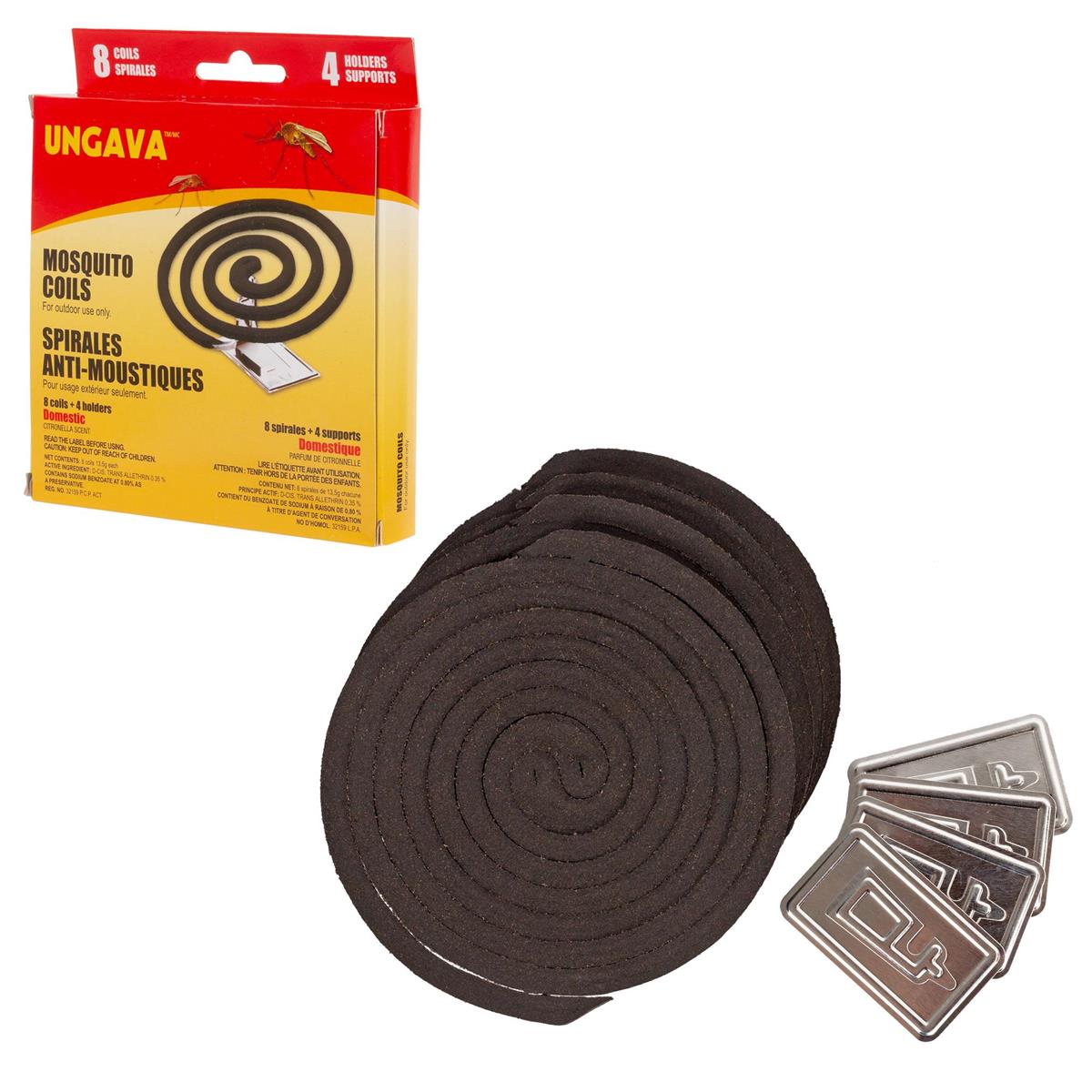 Ungava 8pk Mosquito Coils, colour box