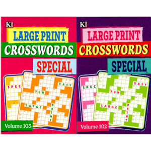 Book Crossword Special Large Print
