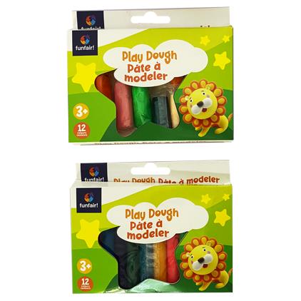 PLAY DOUGH-12 PCS-ASST. COLORS