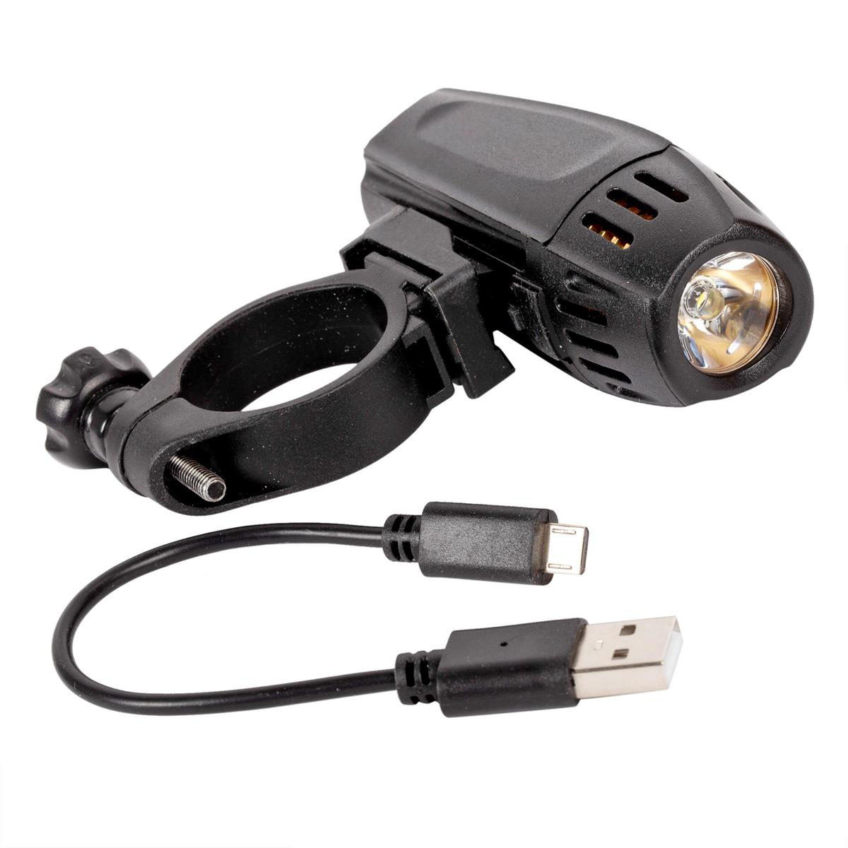 CyclePro Power Bright-230 USB Rechaegeable front light, 230LM