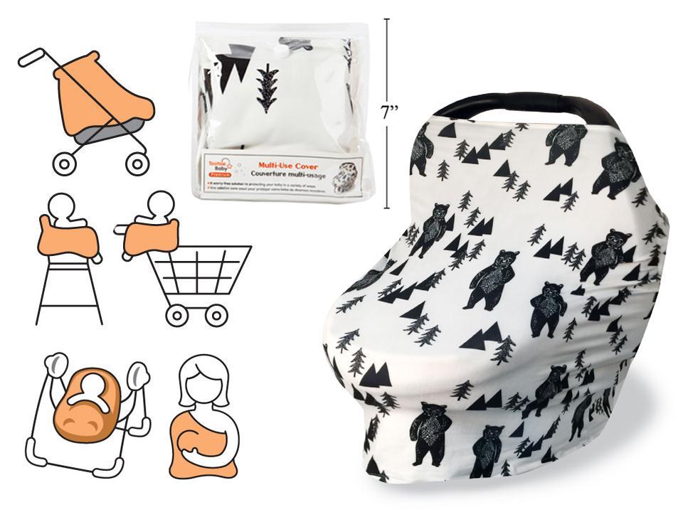 Tootsie Baby, Bear Multi-Use Cover 170g, cotton/poly, pvc bag w insert