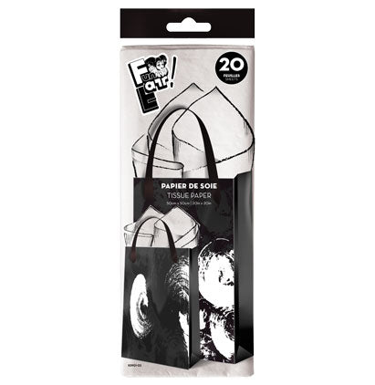 TISSUE PAPER-50X50CM-20 SHEETS-WHITE