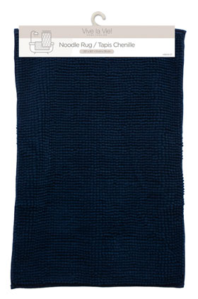 NOODLE RUG-NAVY PANTONE 295C 20"x30"