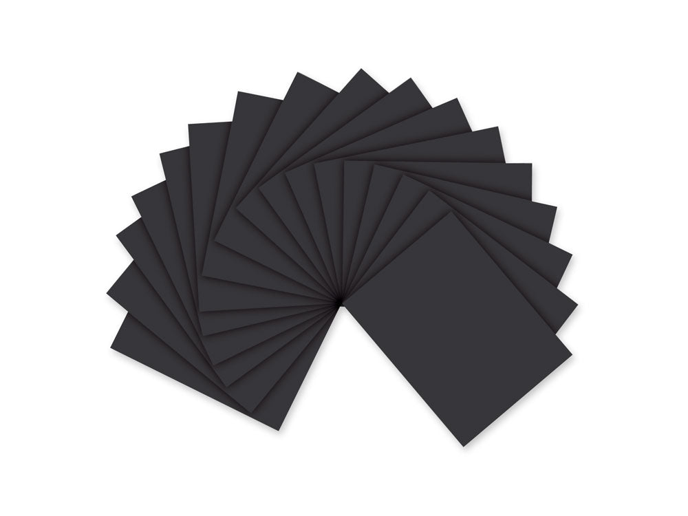 Fun Foam Sheets: One 9"x12" - 2mm(T) Barcoded Sheets A) Black