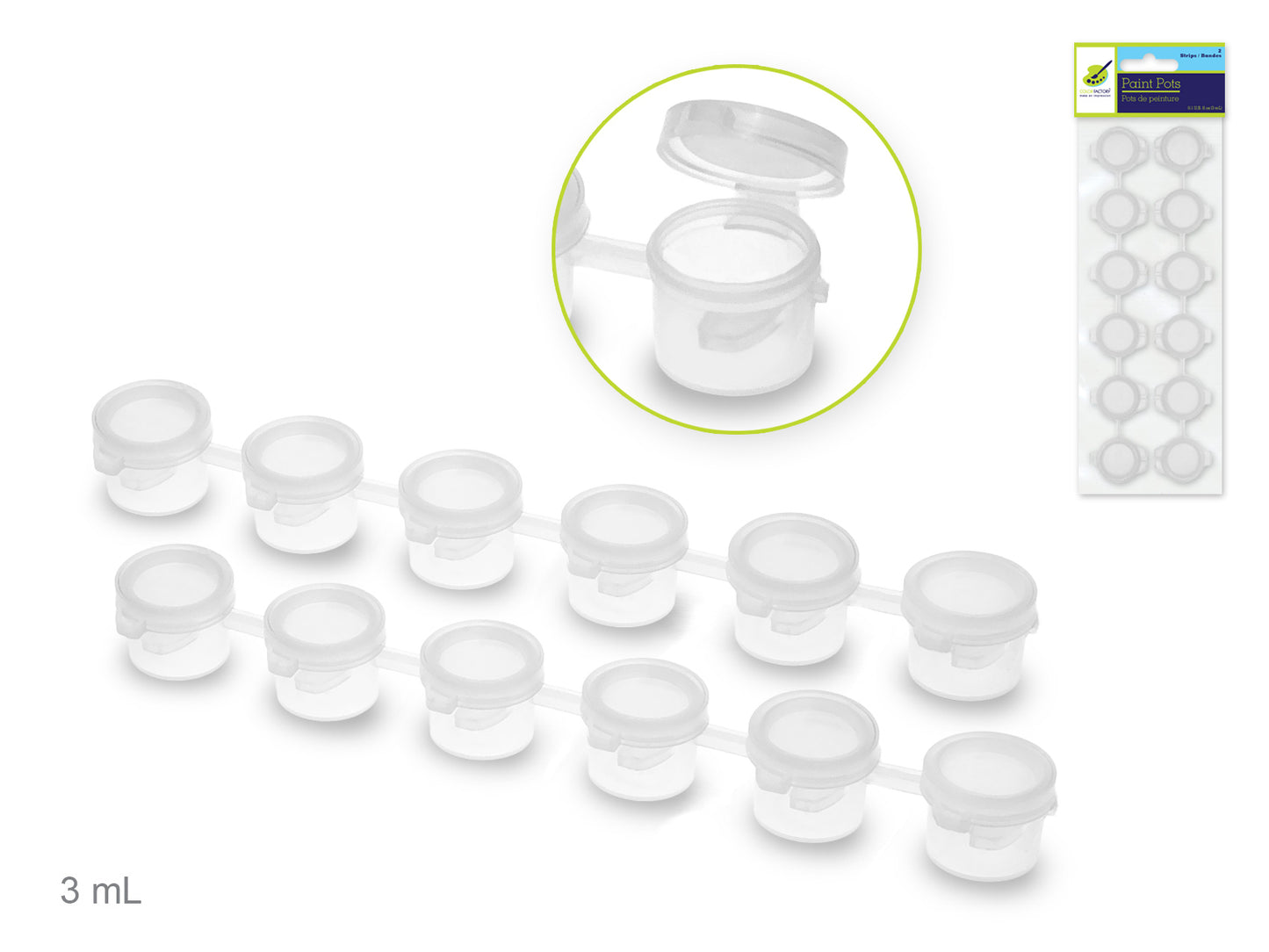 Color Factory Paint Pots: 6-Pot Strip x2 3ml