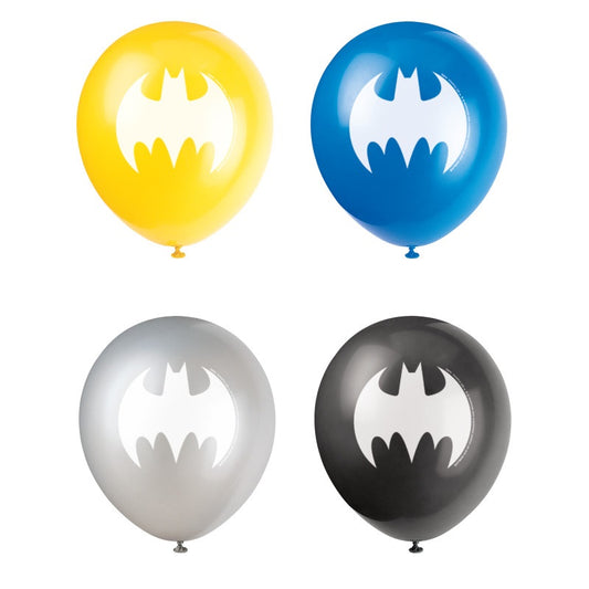 Batman 12" Latex Balloons  8ct