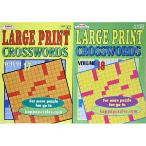 Book Crossword Large Print