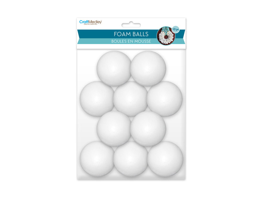 Polyfoam Ball: 2" 10/pk