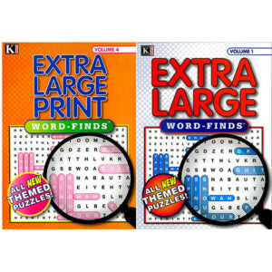 Book Word Finds Extra Large Print
