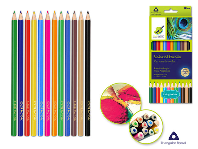 Color Factory Tool: Color Pencils x12 Premium 3.0mm