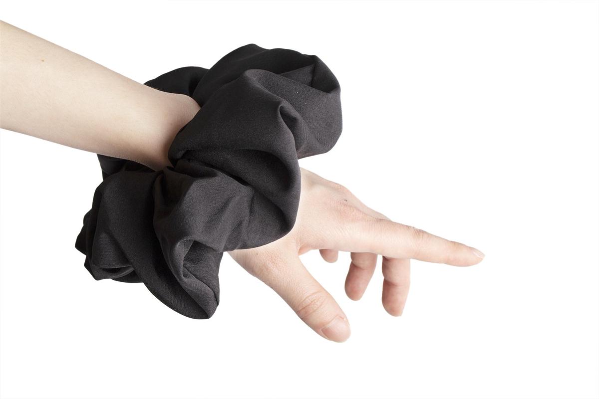 Bodico, Extra Large Scrunchie, black, hc