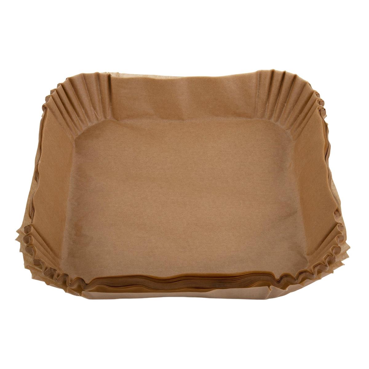 Luciano, 50-pc AirFryer Paper Liner 20x20cm X 4.5cm, clamshell