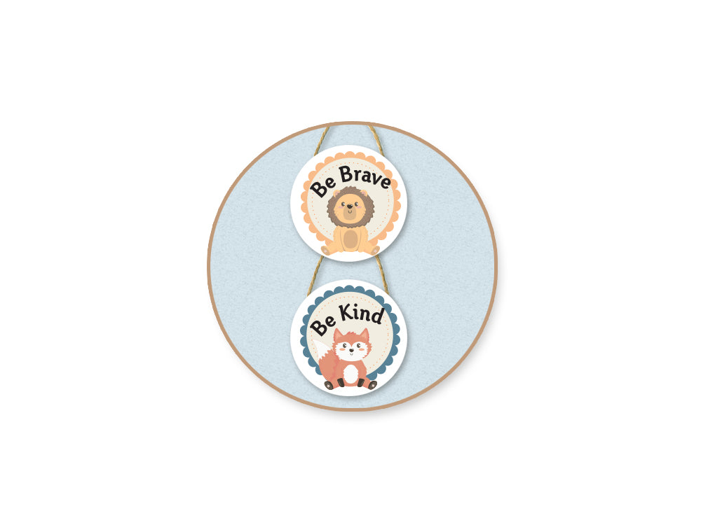 Craftwood: 6pc Wood Cut-Outs 7.1*7.1cm B) Round