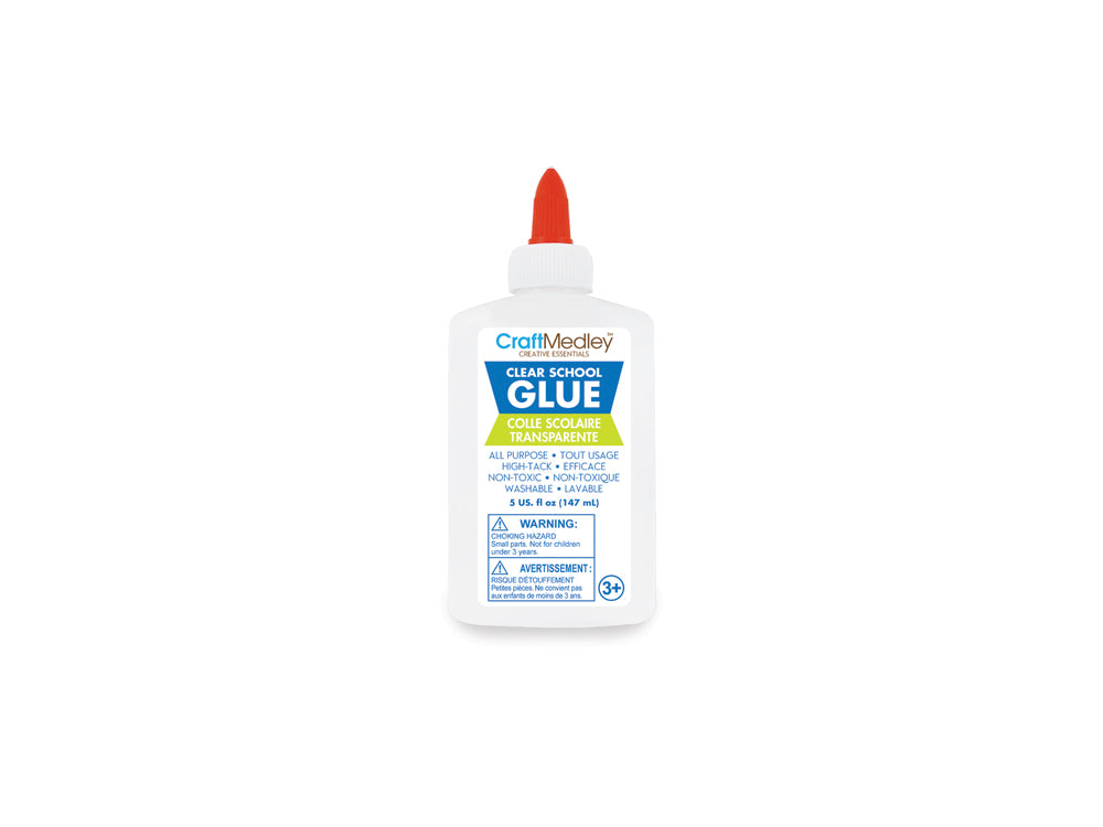 Craft Medley: 155g (5oz) Washable All-Purpose Clear School Glue