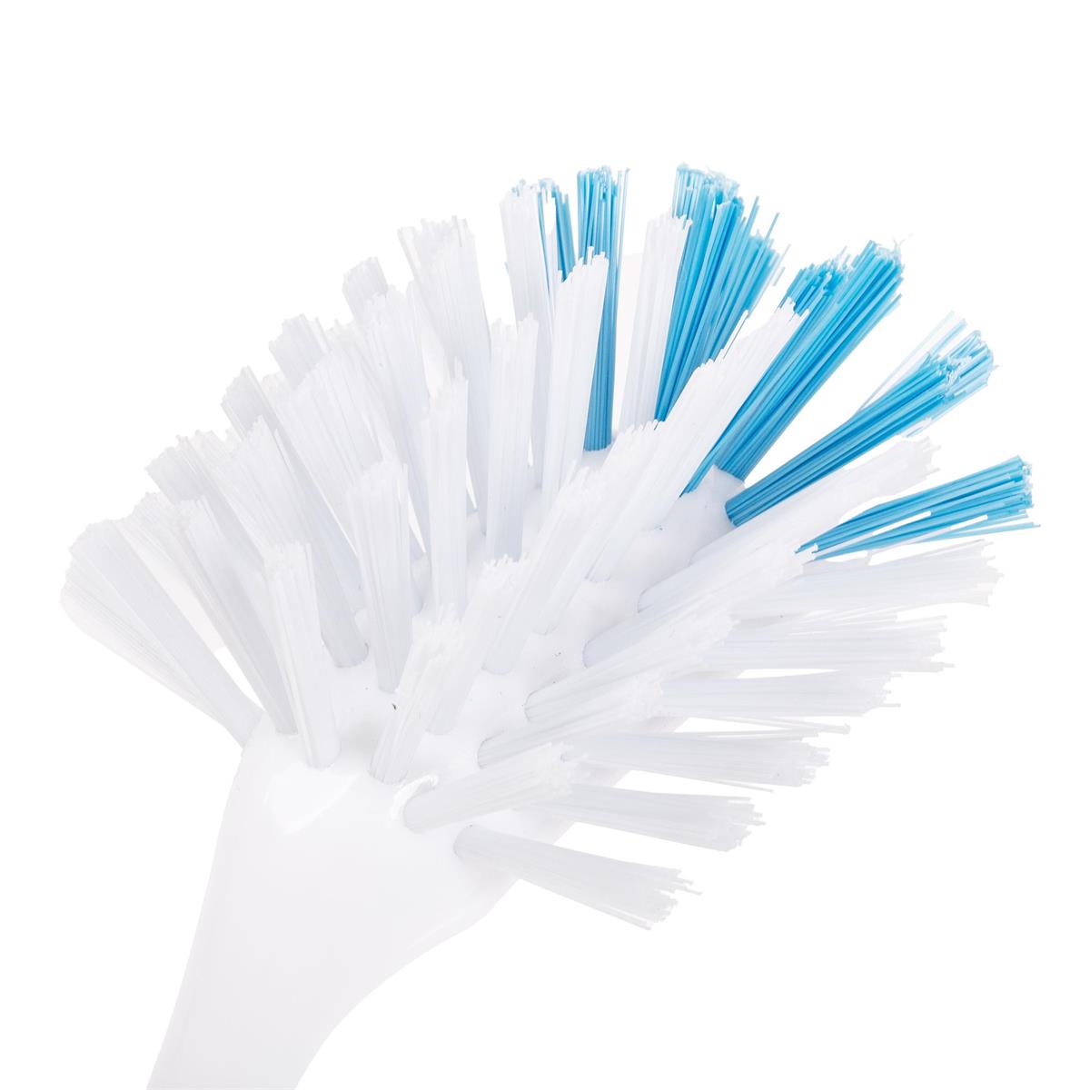 H.E., Plastic Brush w/Round Head, 2 Colours, tag