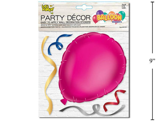 Let's Party, Balloon look, Wall Decor, Red Balloon