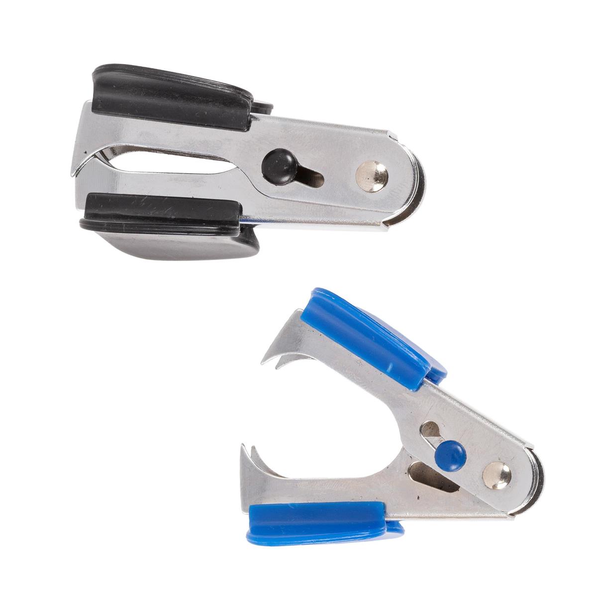 O.WKs. Staple Remover, 3 assorted colors. blister card