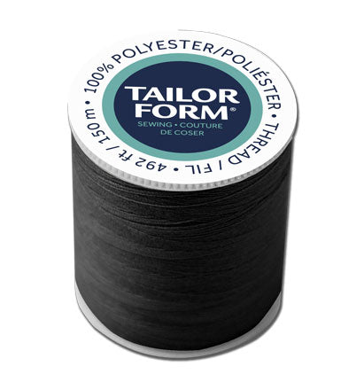 POLYESTER THREAD 150M BLACK