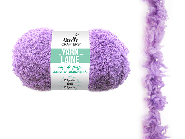 Needlecrafters: 50g Soft'n'Fluffy Yarn K) Lavender
