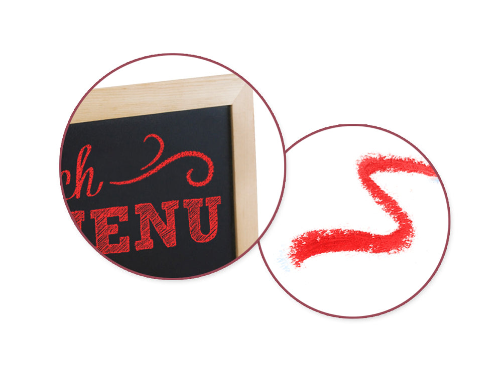 Craft Decor: Chalk Writer Blister-Carded L) Red