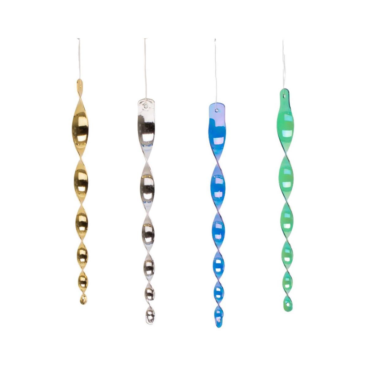 Country G. 6pcs Reflective Plastic Anti Bird Twister, 11.5", PBH