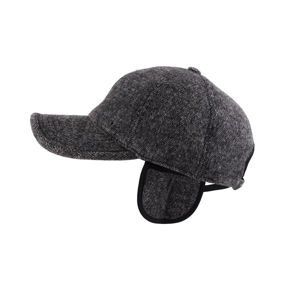 Nordic T. Tweed Baseball Cap, grey tweed, ht