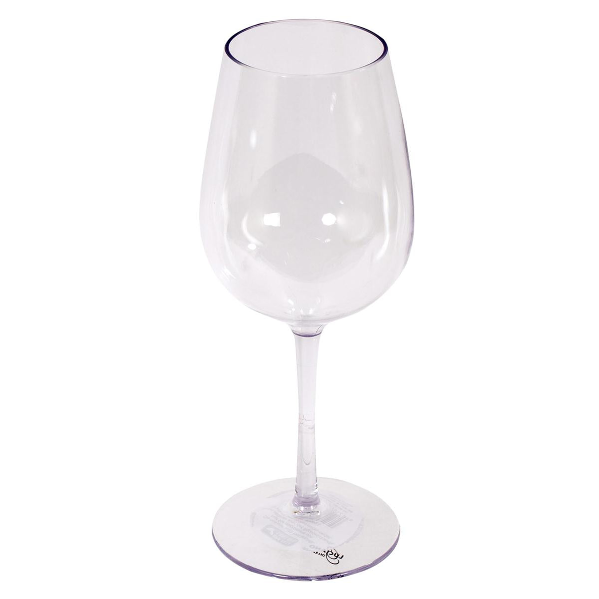L.Gourmet Shatterproof Wine Glasses 500ml 9" tall