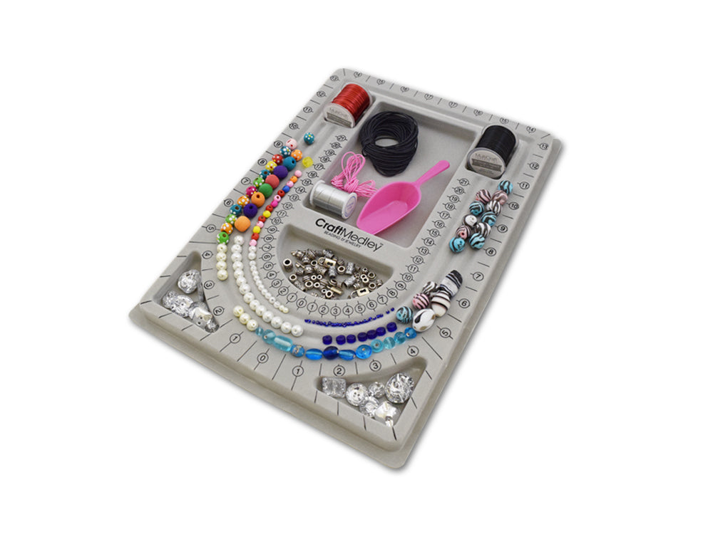 Beading/Jewelry Tool: Flocked Bead Design Board 9.4"x12.6"