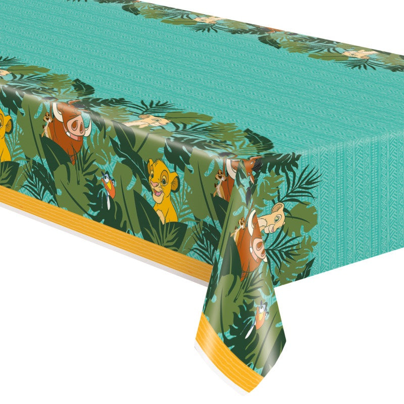 Disney Lion King Rectangular Plastic Table Cover  54" x 84"