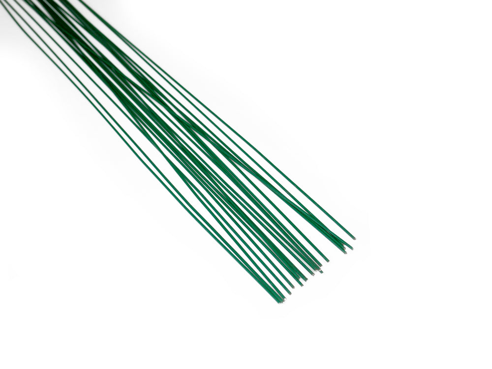Floral Stem Wire: 18g Green 18" 20/pk