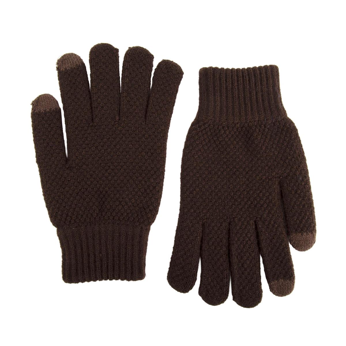 Nordic T. Knit Glove w Touch,3 asst, w cuff strap, hc