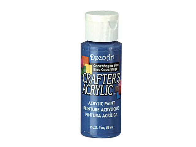 Crafters Acrylic Paint: 2oz Craft & Hobby DCA01-DCA173 30 COPENHAGEN BLUE