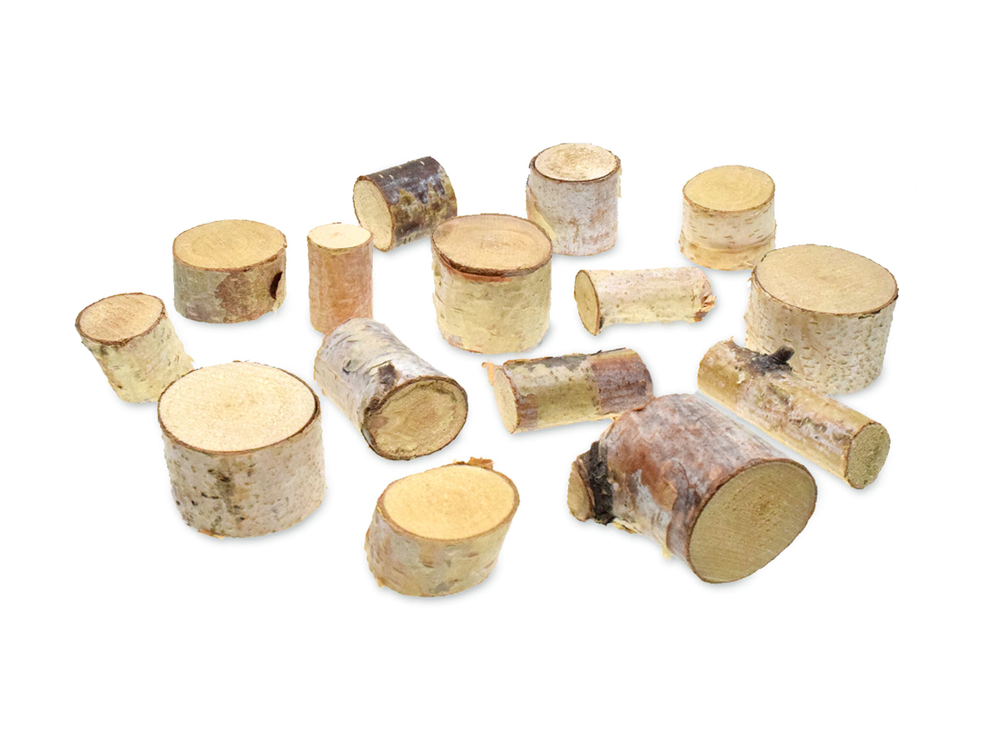 Craftwood: 4oz Mini Natural Birch Wood Stumps