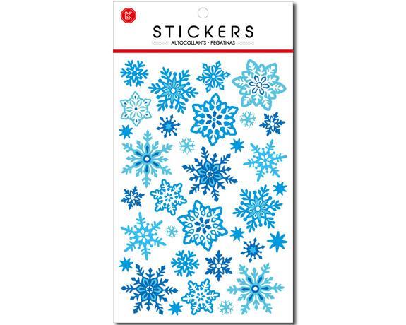 S.Secrets Xmas Hologram Stickers, Snowflakes, 9.85x5.5", pbh