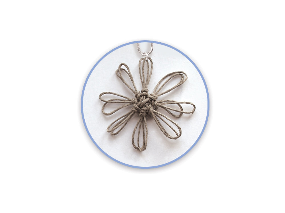 Natural Hemp Cord: 20lb (1mm) 15yd/hank